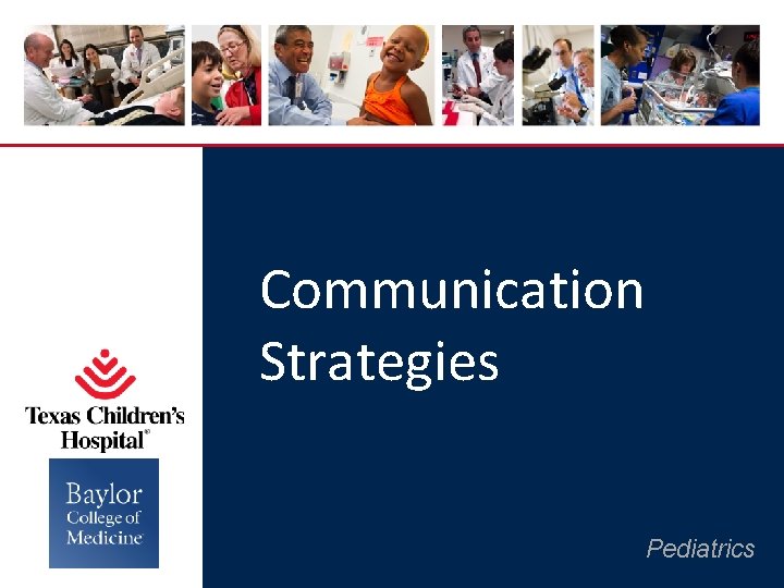 Communication Strategies Pediatrics 