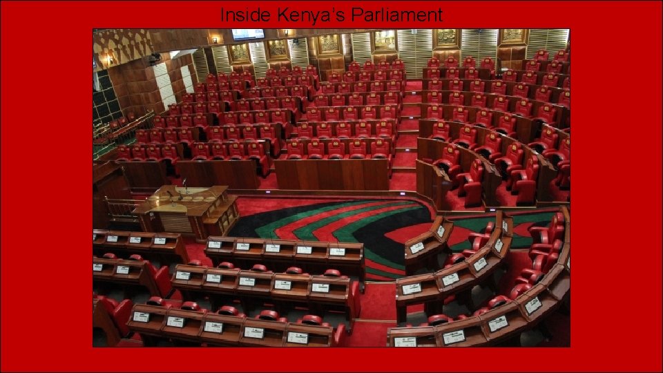 Inside Kenya’s Parliament 