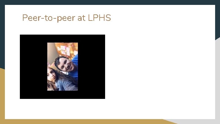 Peer-to-peer at LPHS 