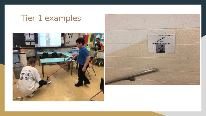 Tier 1 examples 