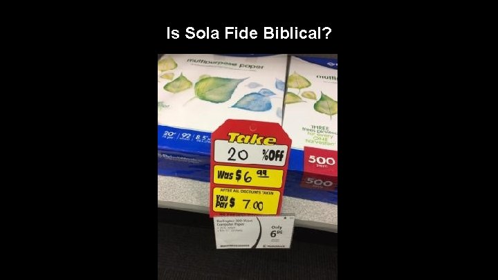 Is Sola Fide Biblical? 