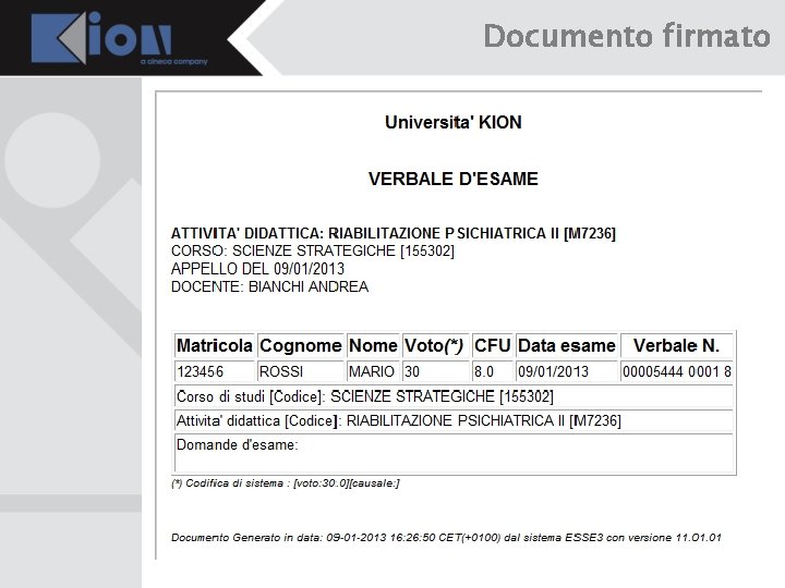 Documento firmato 