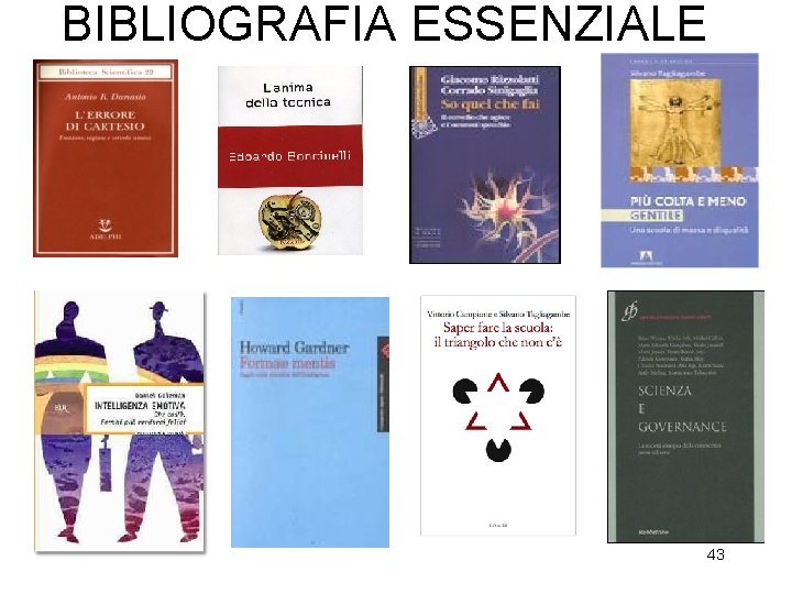 BIBLIOGRAFIA ESSENZIALE 43 