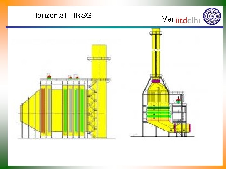 Horizontal HRSG Vertical HRSG 