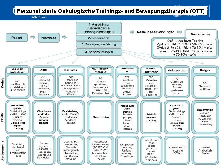 Personalisierte Onkologische Trainings und Bewegungstherapie (OTT) PD Dr. Freerk Baumann Krefeld, 07. September 2019