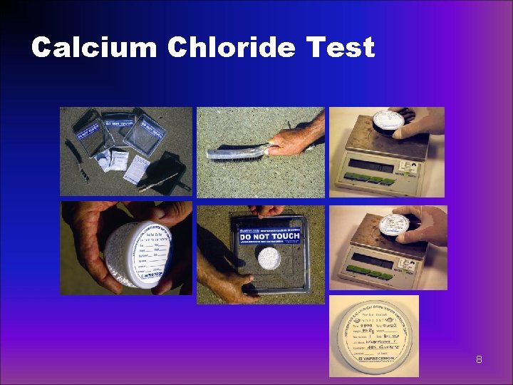 Calcium Chloride Test 8 