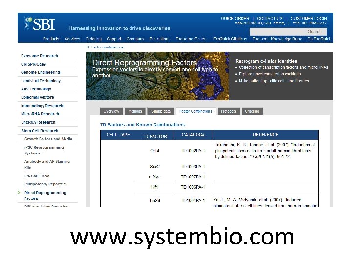 www. systembio. com 