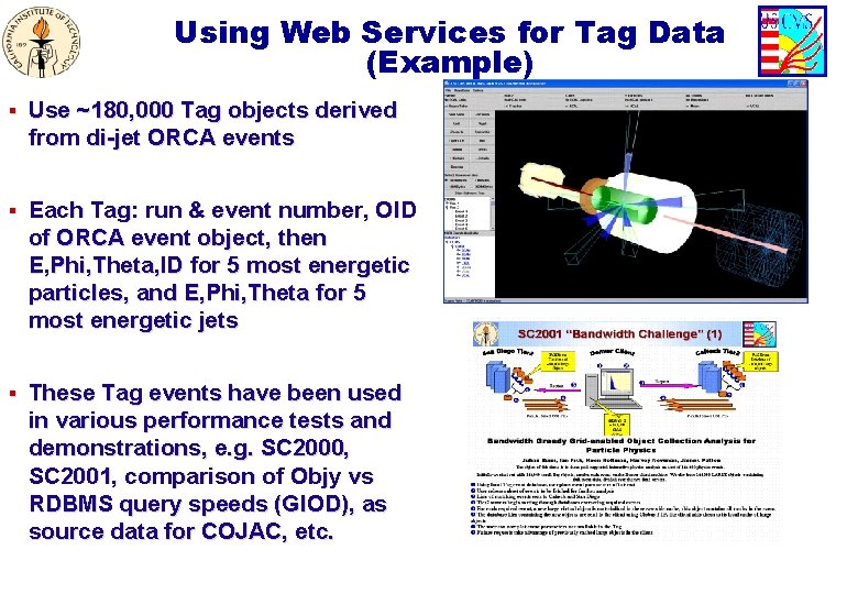 Using Web Services for Tag Data (Example) § Use ~180, 000 Tag objects derived