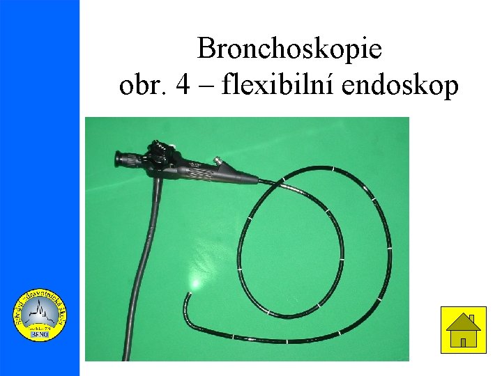 Bronchoskopie obr. 4 – flexibilní endoskop 