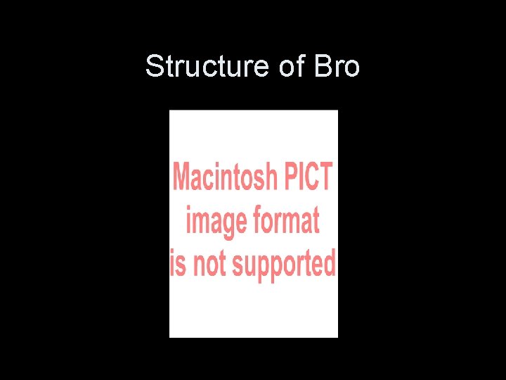 Structure of Bro 