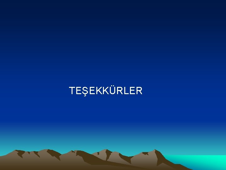 TEŞEKKÜRLER 