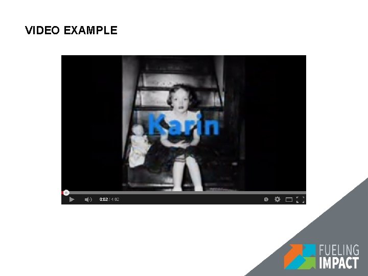 VIDEO EXAMPLE 