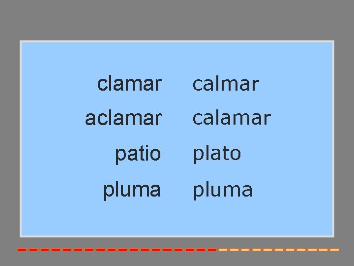 clamar aclamar patio pluma calmar calamar plato pluma 