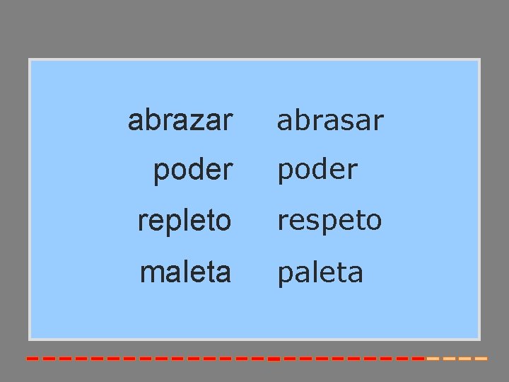 abrazar poder abrasar poder repleto respeto maleta paleta 