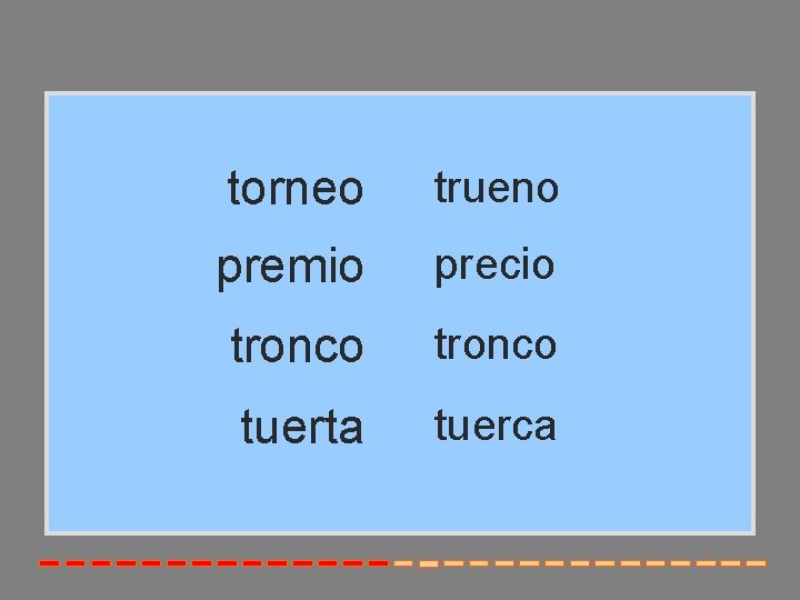 torneo trueno premio precio tronco tuerta tuerca 