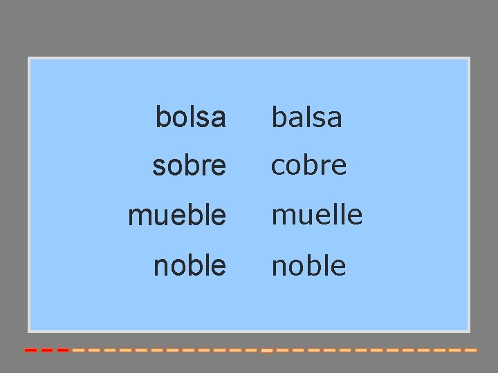 bolsa balsa sobre cobre mueble noble muelle noble 