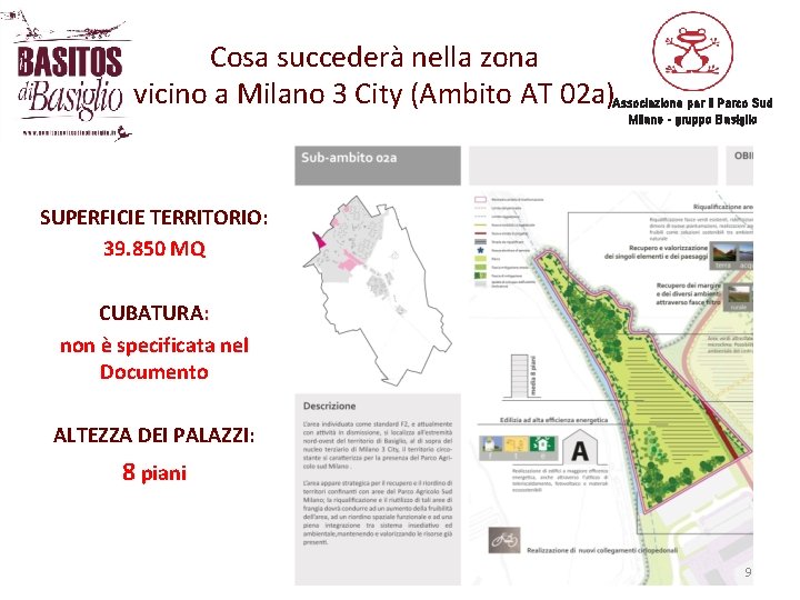Cosa succederà nella zona vicino a Milano 3 City (Ambito AT 02 a)Associazione per