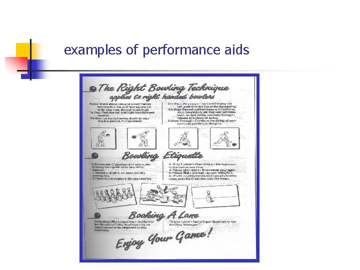 examples of performance aids 