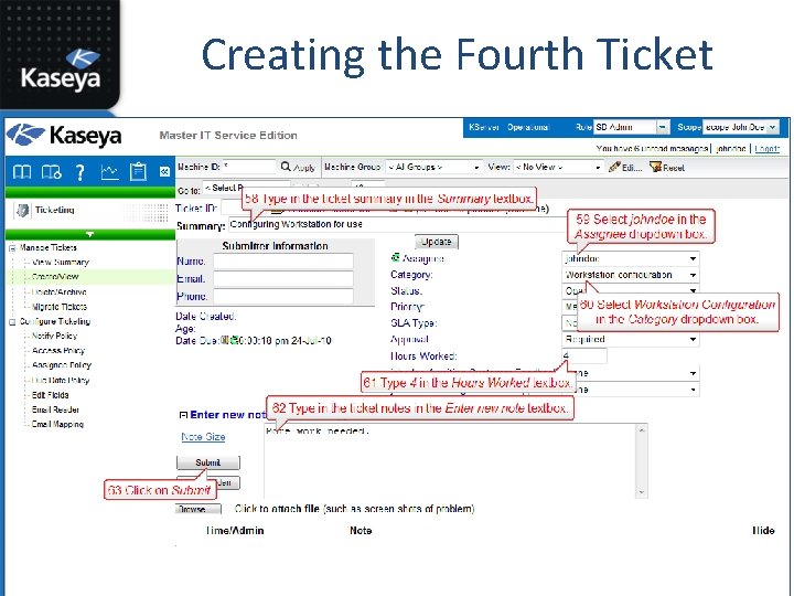Creating the Fourth Ticket 