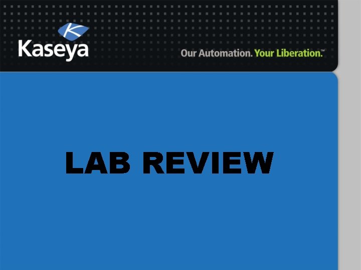 LAB REVIEW 