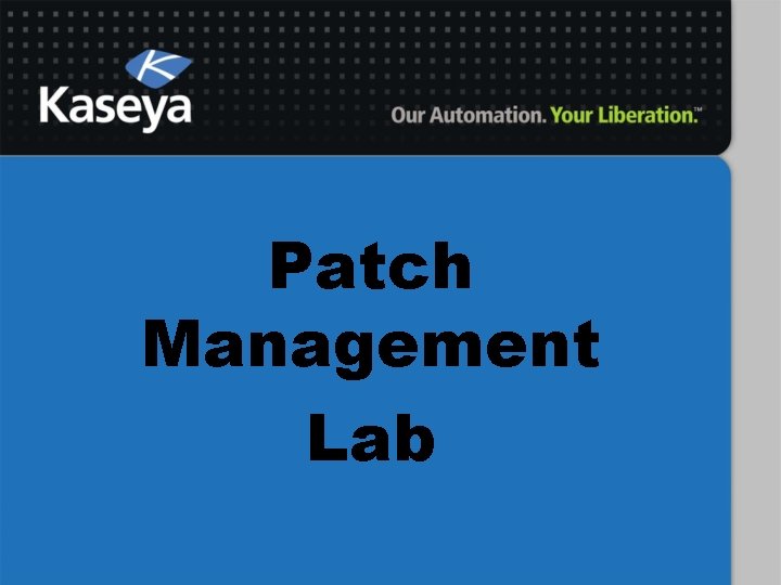 Patch Management Lab 