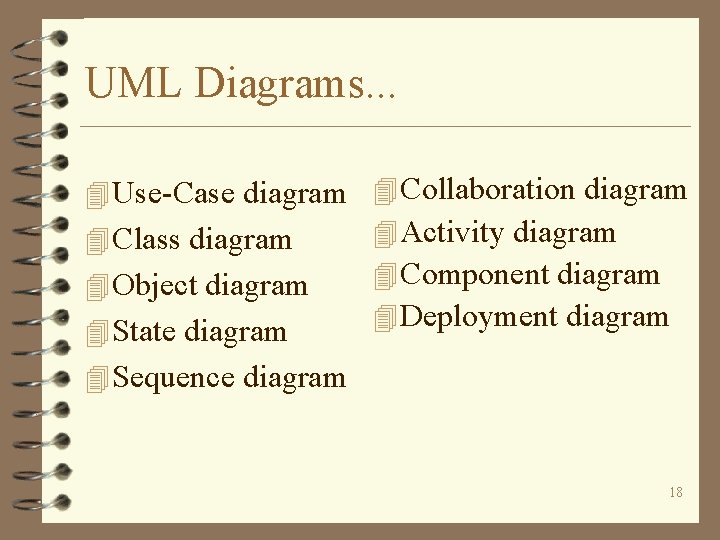 UML Diagrams. . . 4 Use-Case diagram 4 Collaboration diagram 4 Activity diagram 4