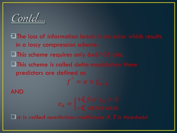 Contd…. • Contd…. •