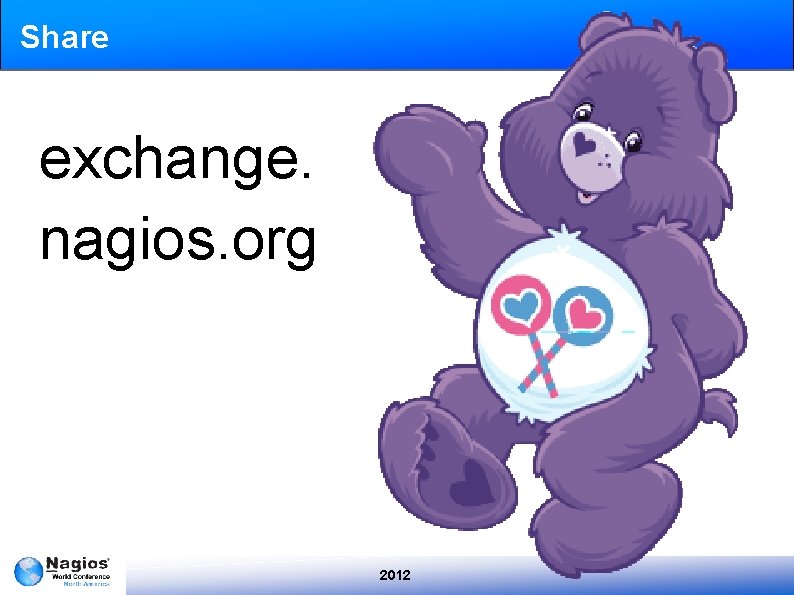 Share exchange. nagios. org 2012 