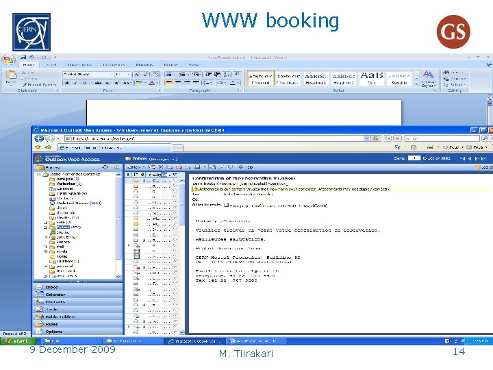 WWW booking 9 December 2009 M. Tiirakari 14 