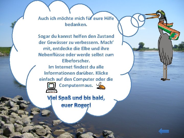 Auch ich möchte mich für eure Hilfe bedanken. Sogar du kannst helfen den Zustand