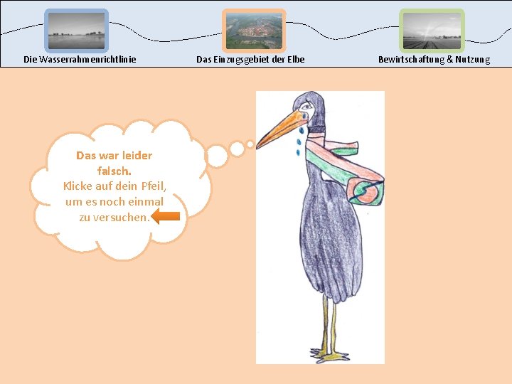 Die Wasserrahmenrichtlinie Das war leider falsch. Klicke auf dein Pfeil, um es noch einmal