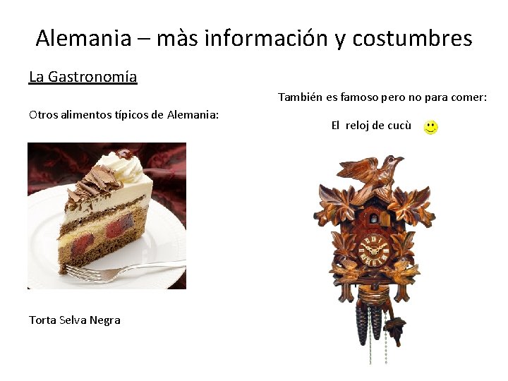 Alemania – màs información y costumbres La Gastronomía También es famoso pero no para