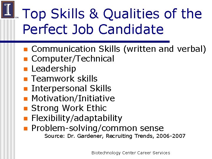 Top Skills & Qualities of the Perfect Job Candidate n n n n n