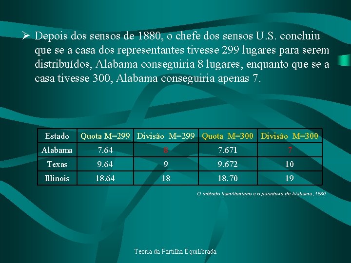 Ø Depois dos sensos de 1880, o chefe dos sensos U. S. concluiu que