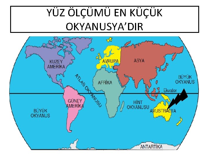 YÜZ ÖLÇÜMÜ EN KÜÇÜK OKYANUSYA’DIR 