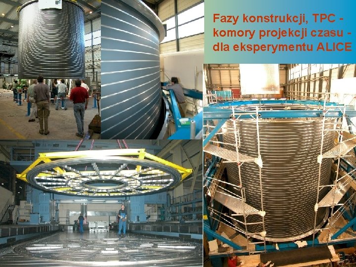 Fazy konstrukcji, TPC komory projekcji czasu dla eksperymentu ALICE 