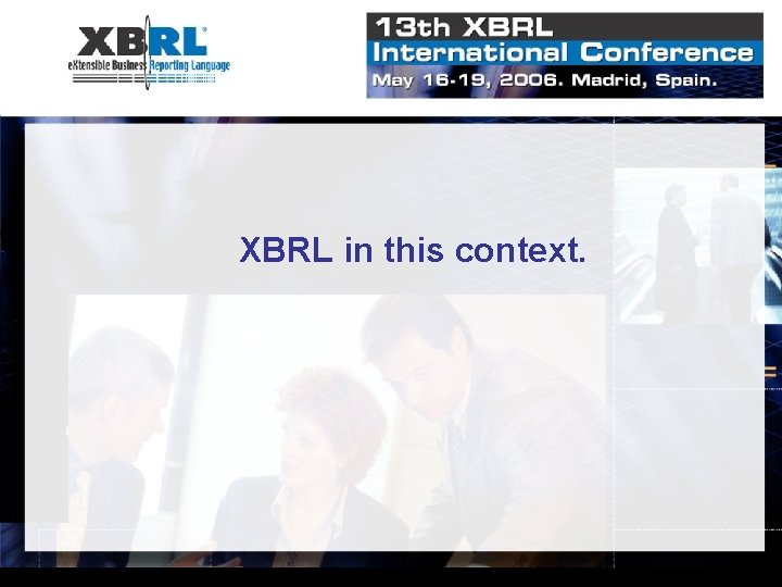 XBRL in this context. 