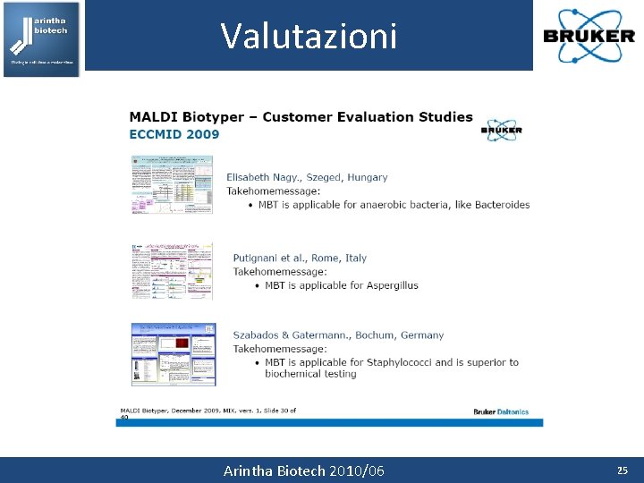 Valutazioni Arintha Biotech 2010/06 25 