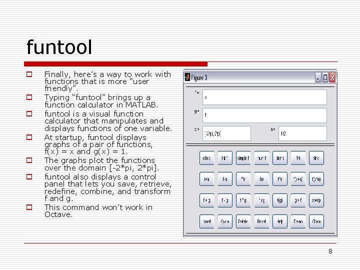 funtool o o o o Finally, here’s a way to work with functions that funtool o o o o Finally, here’s a way to work with functions that