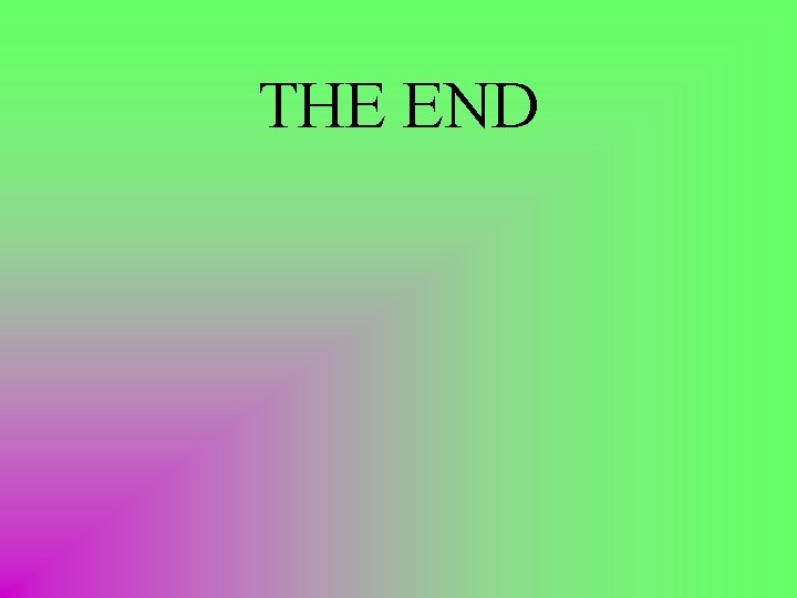 THE END 