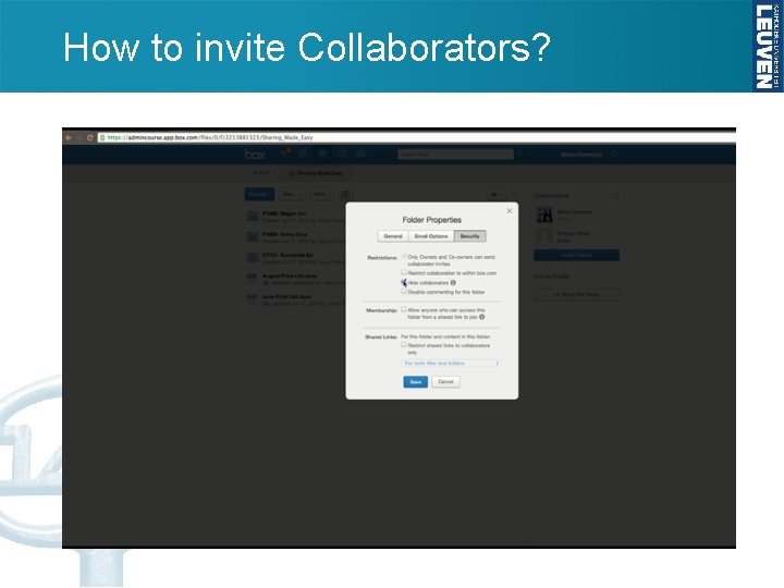 How to invite Collaborators? 