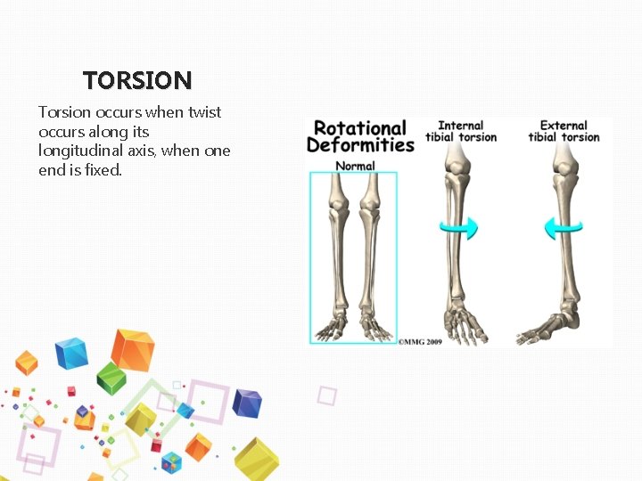 TORSION Torsion occurs when twist occurs along its longitudinal axis, when one end is