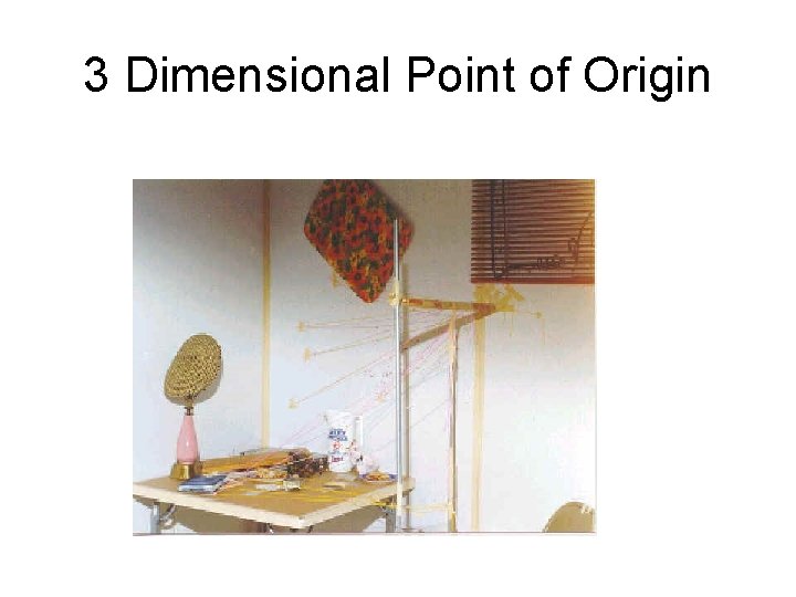 3 Dimensional Point of Origin 
