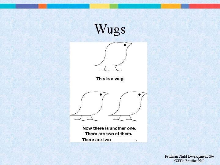Wugs Feldman Child Development, 3/e © 2004 Prentice Hall 