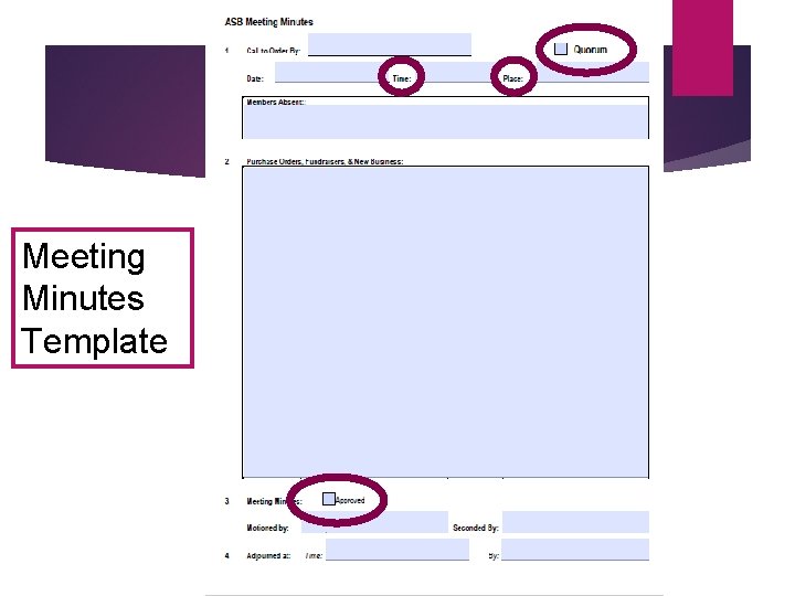 Meeting Minutes Template 