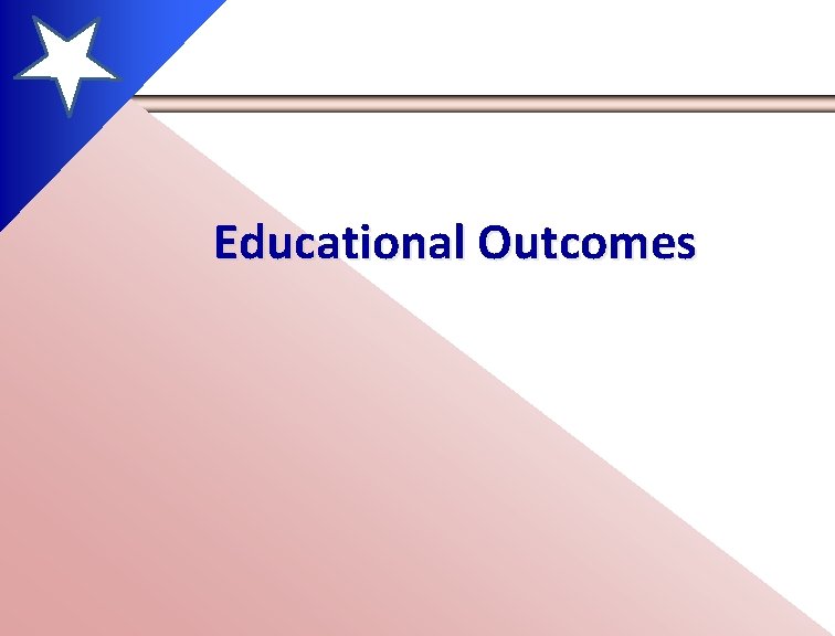 Educational Outcomes 