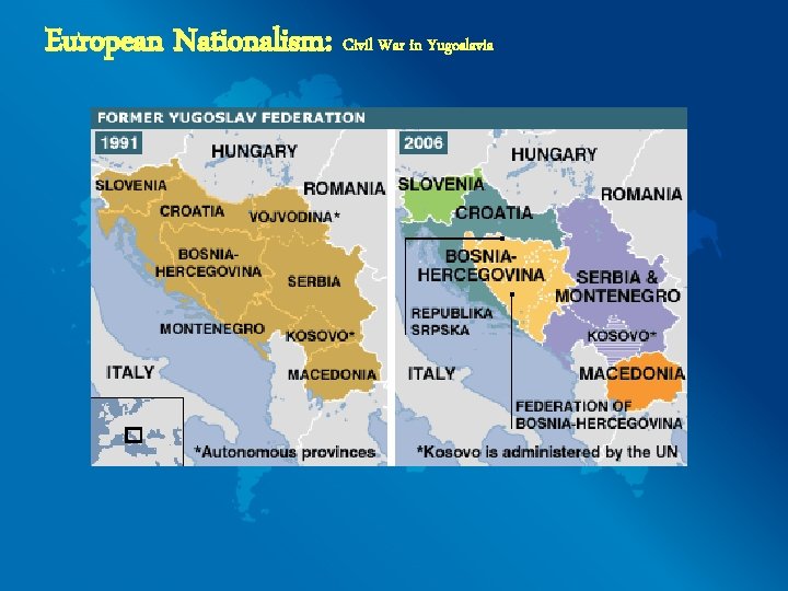 European Nationalism: Civil War in Yugoslavia 