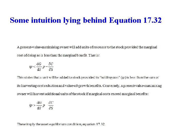 Some intuition lying behind Equation 17. 32 