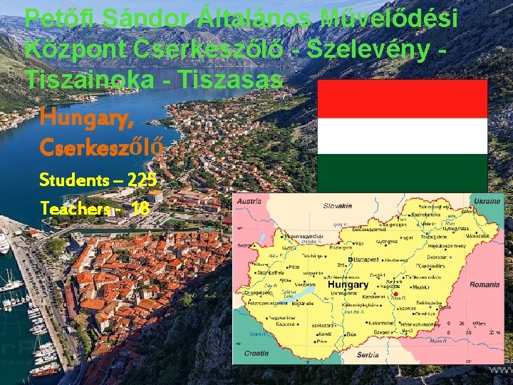 Petőfi Sándor Általános Művelődési Központ Cserkeszőlő - Szelevény Tiszainoka - Tiszasas Hungary, Cserkeszőlő Students