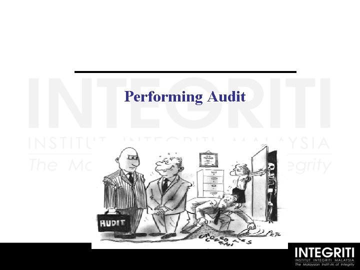 Performing Audit A-1 